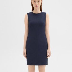 Theory | Dresses | Theory Sleeveless Fitted Dress In Good Wool Navy 0 |  Poshmark